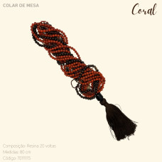 Colar de mesa Coral