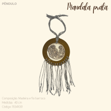 Pêndulo Mandala Prata